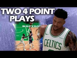 NBA 2K25 Starting 5 - Two 4 Point Plays!