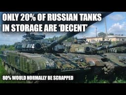 Russia's Looming Serious Tank Shortage - Tank Count Using Latest Bought Satellite Imagery