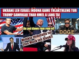 Israel thlawpna nghet zawk nen Trump Administration alang tanta! Ukraine Indona game thlaktu tur chu