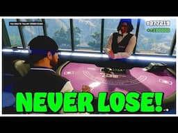 How to NEVER LOSE in BLACKJACK in GTA 5 Online.. (UNLIMITED MONEY)