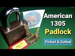 (389) Lock Picking an American 1305 Padlock from Jack Fox