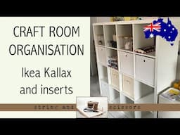 Craft Room Organisation: New Kallax Unit and Inserts