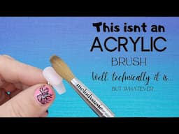 Acrylic Brush for Polygel?!!? | Melody Susie size 12 round brush