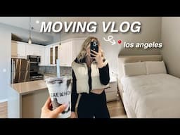 moving vlog: moving into my new la apartment (empty apartment tour)