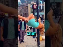 This woman stunned everyone with her street show!💯 #shorts