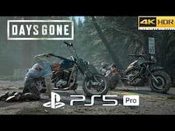 Days Gone PS5 Pro Gameplay 4K HDR 60FPS (PS4 Image Enhancement)