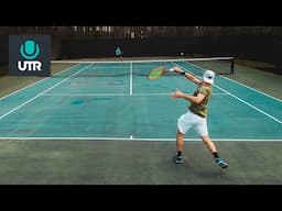 UTR 6 Offensive vs UTR 6 Defensive Tennis match highlights | Richmond, Va