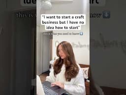 Do YOU Want to Start a Craft Business with Your Cricut? WATCH THIS #cricut #cricutbusiness