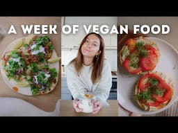 what I eat in a week (vegan & realistic) 🍋