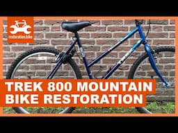 Trek 800 mountain bike restoration