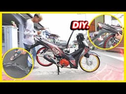 ขั้นสุด DIY ดัดท้ายบังโคลนซิ่งคนเล่นเขารู้กัน เสริมเติมแต่งเวฟ110