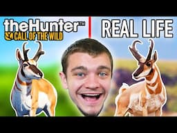 Pronghorn Hunting in Game VS Real Life!