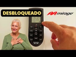 ¿ Como desbloquear control de aire acondicionado Mirage ?