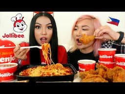 JOLLIBEE MUKBANG!!! (Trying for first time )