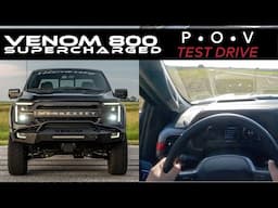 Supercharged 800HP F-150 Review | POV Drive | Venom 800 by Hennessey