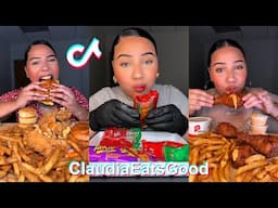 * NEW * Claudia Eats Good Mukbang Shorts Compilation 2024 | ClaudiaEatsGood ASMR TikToks