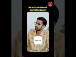 Rs 400 crore business marketing secret 🤫🤫 | FounderGyaan #shorts