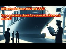 What is the difference between DOC and COC? Can a port check for convention it has not ratified?