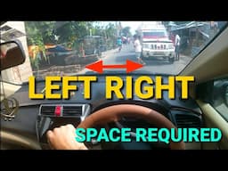 Perfect left side judgement in car| Right side judgement in narrow road| @rahul_arora