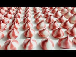 How to make Valentines Hershey Meringue.Quick & Easy.  #exoticspices #meringues #valentinesgiftideas