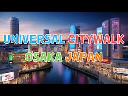 Universal CityWalk Osaka 4K The Ultimate Entertainment Destination