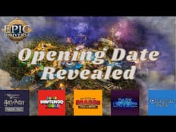 Epic Universe -Grand Opening Date Revealed | Updates | Helios Grand Hotel | Soft Opening