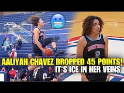 IS SHE THE BEST FEMALE HOOPER IN HS?! Aaliyah Chavez JUST WENT OFF!! 45 Points 8 Assists 4 Rebounds