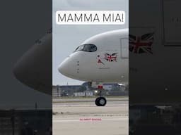 Virgin A350-1000 : Mamma Mia! #shortsvideo #a350 #avgeek #dnhug