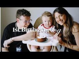 Vegan/Gluten-free Baby Smash Cake Recipe | Lando's first birthday vlog