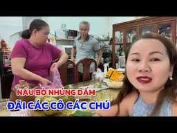 Các Cô Các Chú Qua Chơi, Mẹ Làm Nồi BÒ NHÚNG DẤM CỰC NGON ĐÃI CẢ NHÀ | Đến Mỹ Cùng Mai