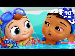 Healthy Habits at the Pool | Little Angel Nursery Rhymes & Kids Songs