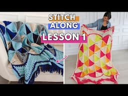 Joann Fall Stitch Along - Lesson 1: Making the Triangle with Dani From CJ Design