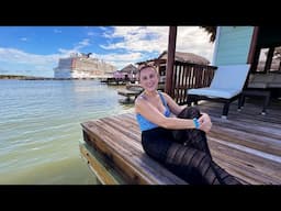 Overwater Cabana at Carnival's Amber Cove! Carnival Celebration Cruise Vlog