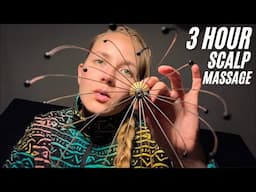 ASMR 3 Hour Scalp Massage (Compilation)