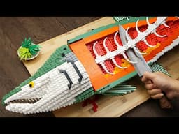 I Tested EVERY Way to Cook GIANT LEGO Salmon Recipes IRL