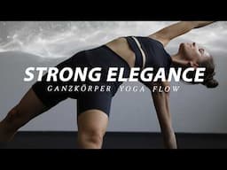 Yoga Ganzkörper Workout | stark, flexibel & ästhetisch | 25 Min. Strong Elegance Flow 🖤