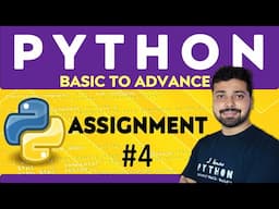 Assignment 4 - Strings | Python Tutorial in Hindi