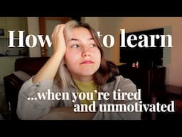 How to learn languages when you're tired and unmotivated