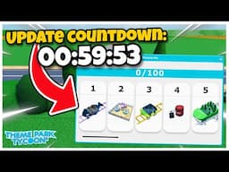 Theme Park Tycoon 2 LEVELING UPDATE Countdown! *LIVE*