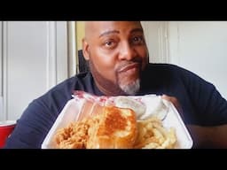 CHAT N CHEW - RAISING CANE'S!! THE CANIAC COMBO.  PLUS, MY FIRST TIME TRYING SWEET TEA!