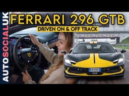 Ferrari 296 GTB Review: My First Drive on Pista di Fiorano | V6 Hybrid Power Unleashed!