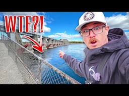 This SPILLWAY BEAST Latched Onto My WALLEYE?!? - Massive Dam BEATDOWN