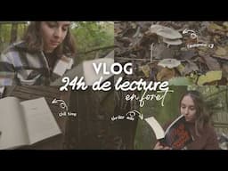 🍄📖 VLOG : 24h sans réseau dans une cabane en forêt 🌲🍄