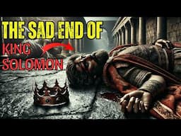 THE LAST DAYS OF KING SOLOMON'S LIFE, The Sad End of the Wisest King | Bible Study