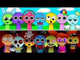 Incredibox Sprunki VIRTUAL PETS - All Normal Versions VS All Horror Versions