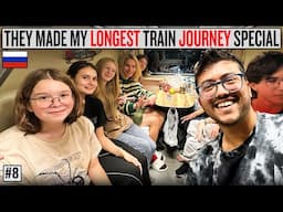 INSIDE WORLD’S LONGEST TRAIN JOURNEY (9200 KMS) || INDIAN IN RUSSIA 🇷🇺