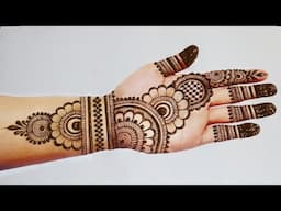 Latest Easy Mehandi design Fronthand Mehndi design | Simple Mehandi ka design | Mehndi|mehandi Henna