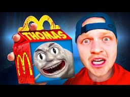 8 YouTubers Who Ordered THOMAS THE TRAIN.EXE HAPPY MEAL At 3AM! (Unspeakable, Preston, Lankybox)