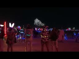 Howling at the Drone Show at Burning Man 2023