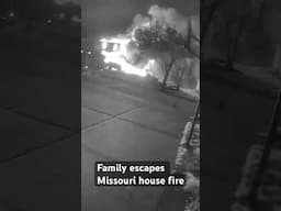 #Family escapes #missouri  house #fire #news #stlouis